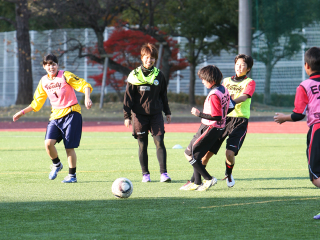 駒沢女子大学サッカー教室