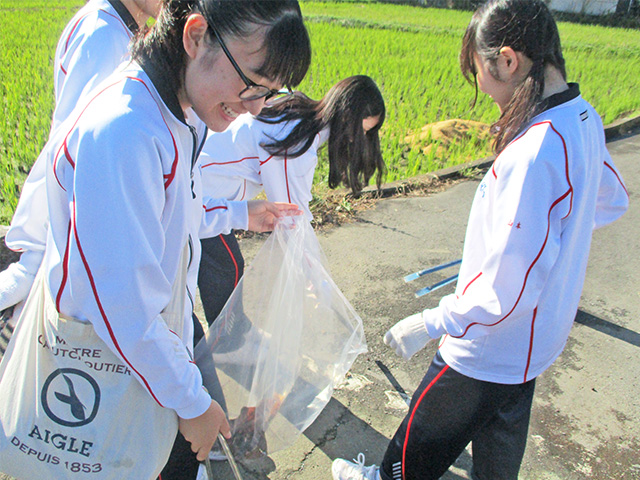 高校ボランティア清掃