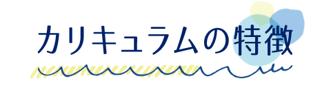 カリキュラムの特徴