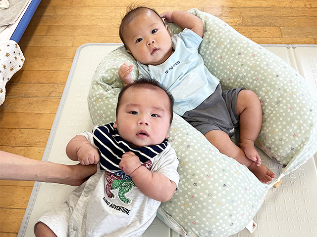 幼稚園で遊ぶのはじめて～