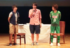 左より：田中選手、望月選手、阪口選手