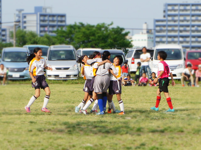 優勝決定の瞬間！喜びを分かち合う！