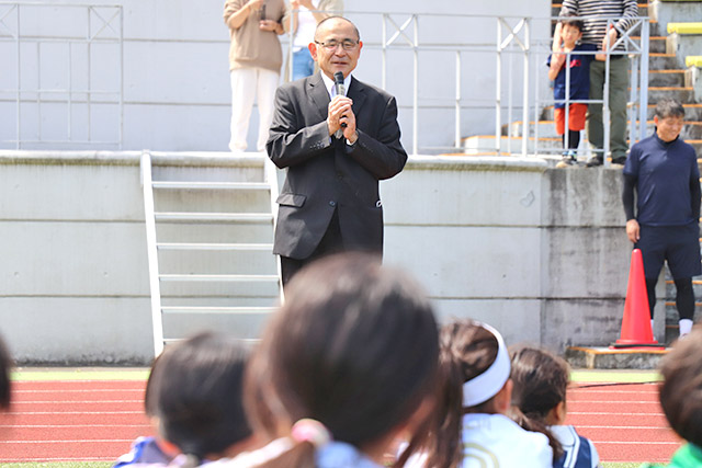 安藤 嘉則学長による開会の挨拶