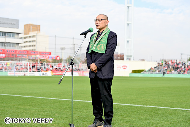 安藤嘉則学長のあいさつ