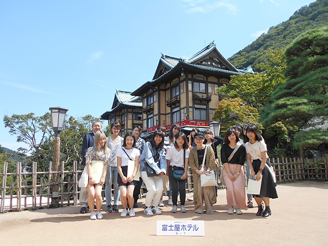 箱根富士屋ホテルにて歴史と伝統の一端を学びました