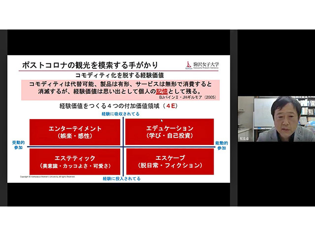 「旅の本質と観光の社会的役割」の講義