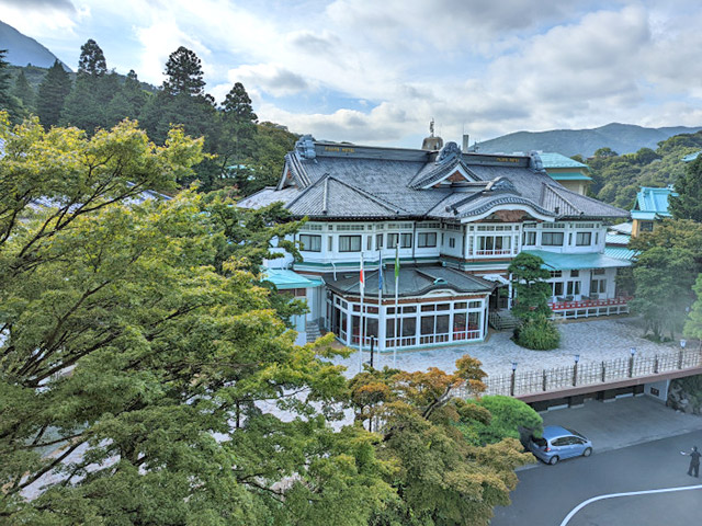 文化財となっているホテル本館