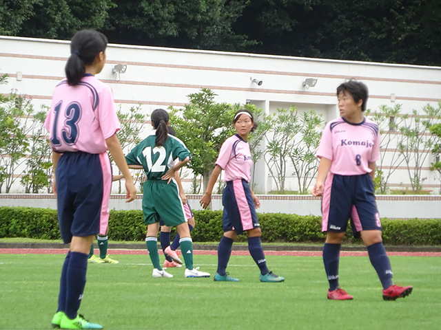 サッカー部が9月24日 月祝 に東京都女子サッカー4部リーグに出場しました サッカー部 活動報告 クラブ活動 駒沢学園女子中学校 駒沢学園女子高等学校