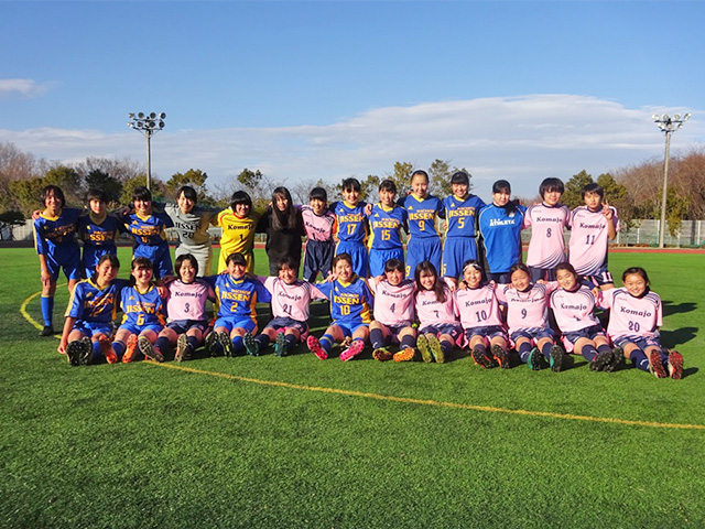 サッカー部 クラブ活動 学校生活 駒沢学園女子中学校 駒沢学園女子高等学校