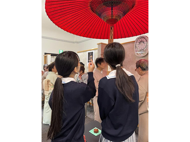 立礼式のお茶会の場所