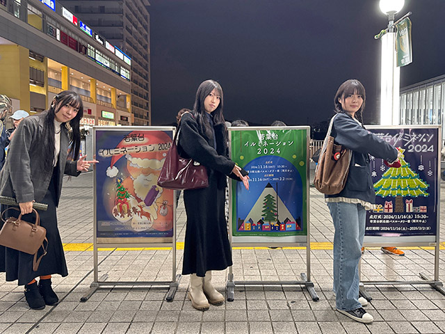 それぞれの個性が光るポスターを制作しています