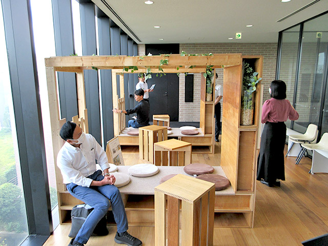 「Kokage」の心地よさを楽しんでいます。