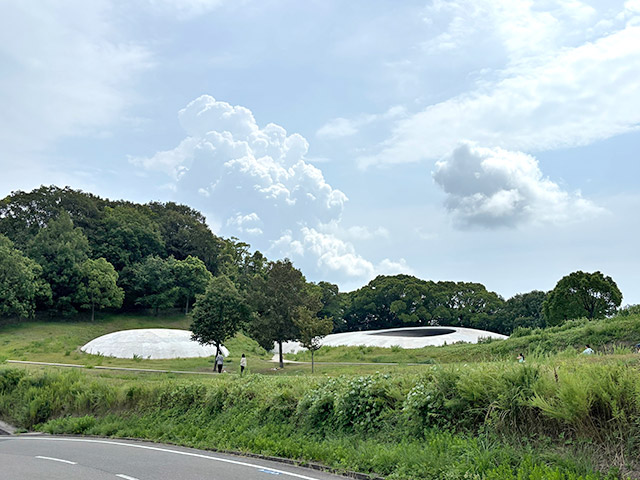 ゆったりした時間の流れる豊島美術館 光、風、音、水を体感できます！
