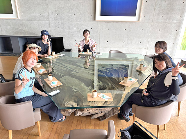 「杉本博司ギャラリー 時の回廊」でお茶を一服