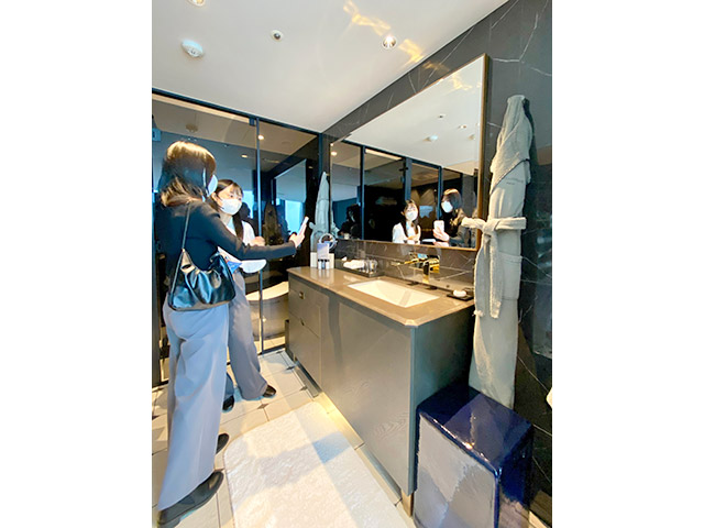 同ルームのバスゾーン