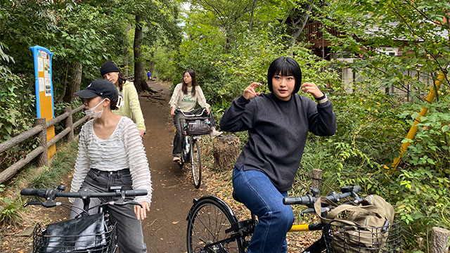 レンタルサイクルによる広域調査