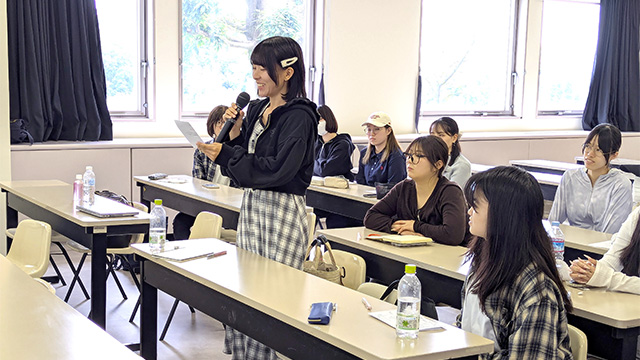 学生が積極的に質問をしました