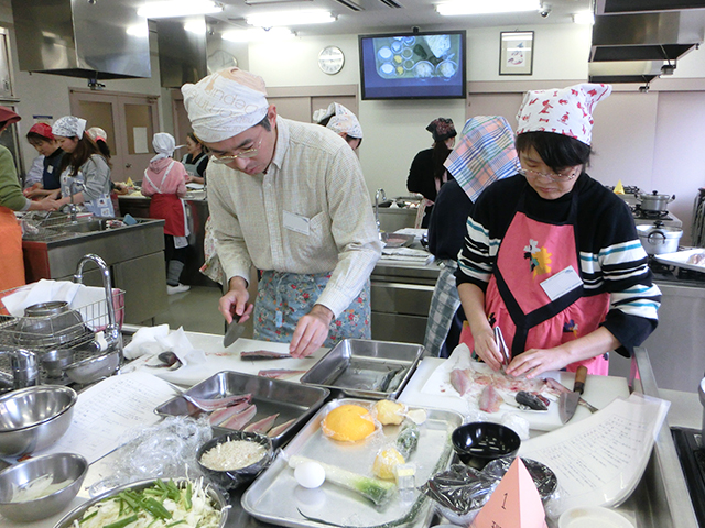 駒沢学園健康栄養相談室　第3回食文化料理教室