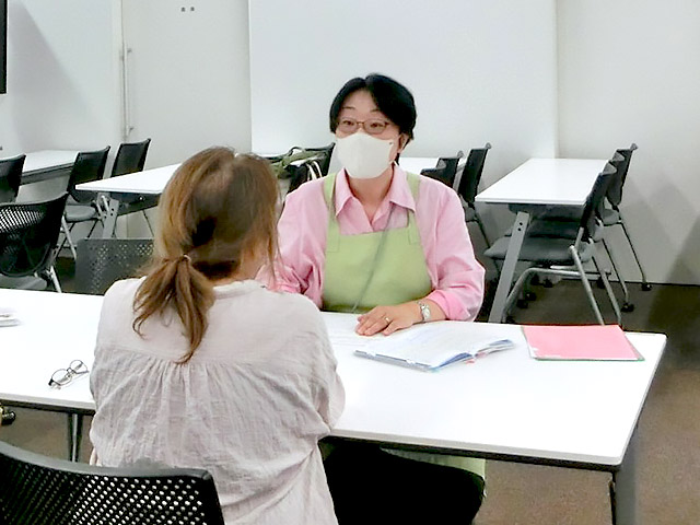 管理栄養士との個別面談