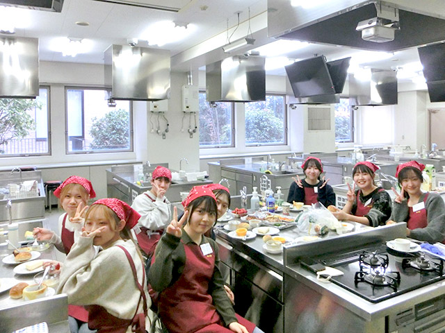 学生の試食時間