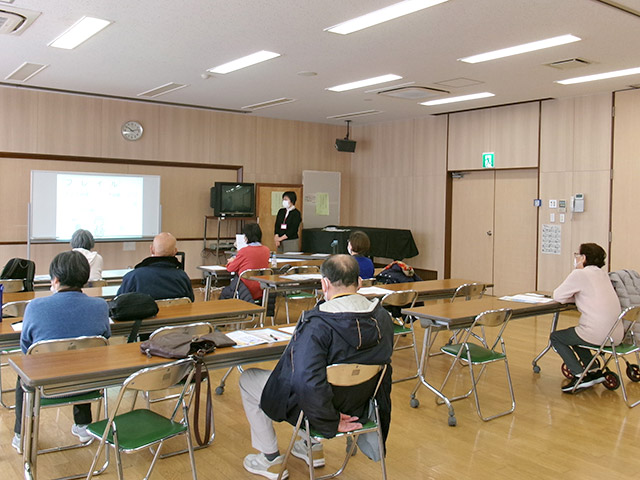 フレイル予防の講話