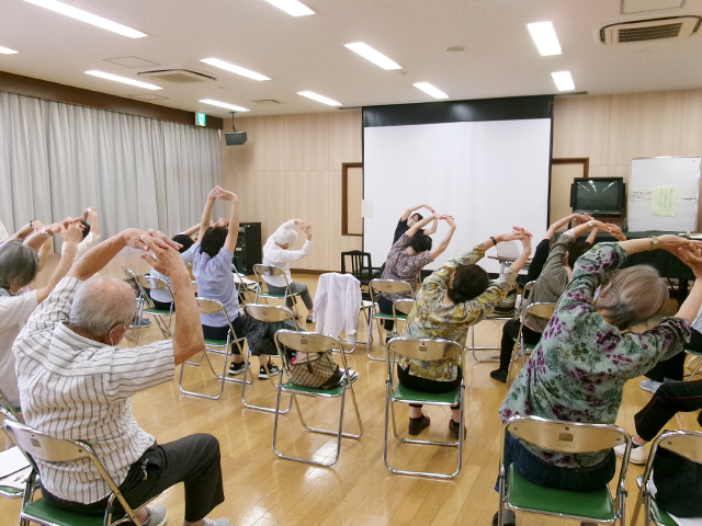 体操の様子①
