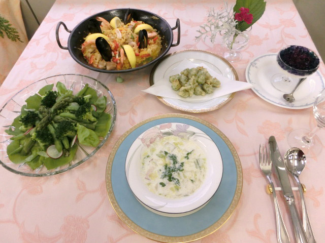 完成した料理