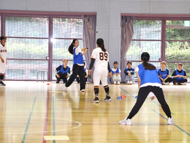 チームに分かれて真剣勝負！