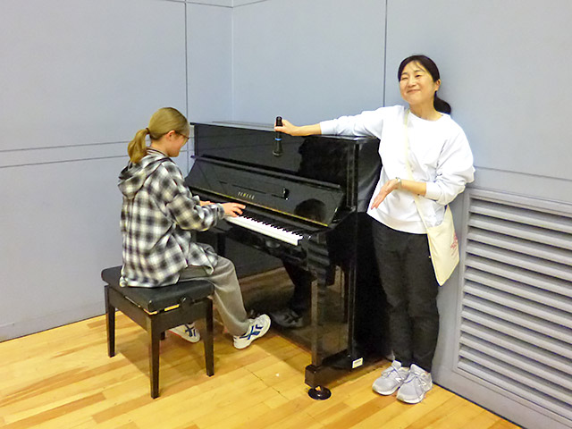 準備体操（ラジオ体操）のピアノ伴奏