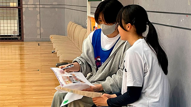 個別面談の様子①