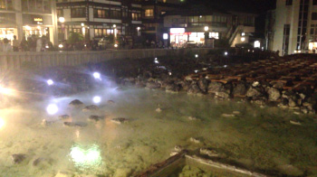 Yubatake hot spring area