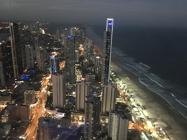 ゴールドコーストの夜景