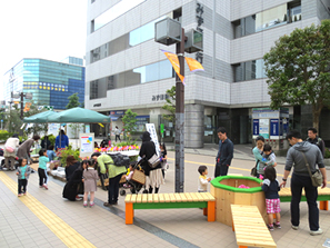 5月4日の社会実験の様子