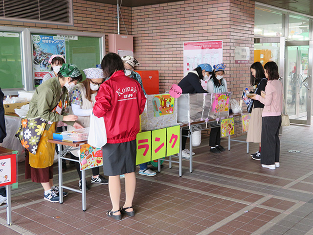 中高館の売り場も完売間近