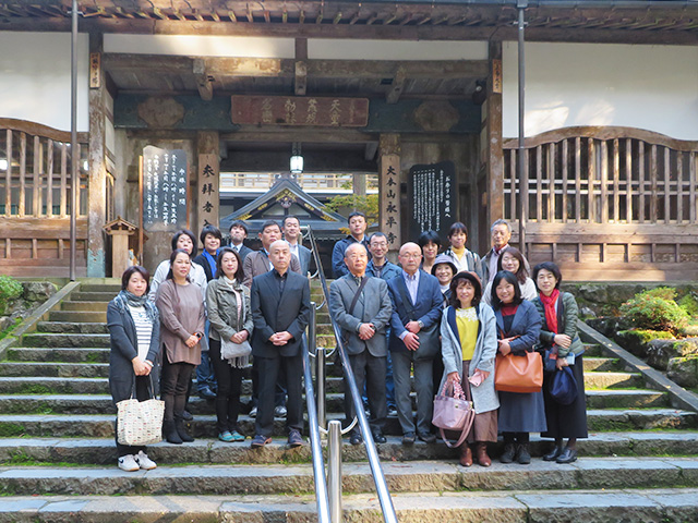 修行体験（参籠）を終え永平寺をあとにします