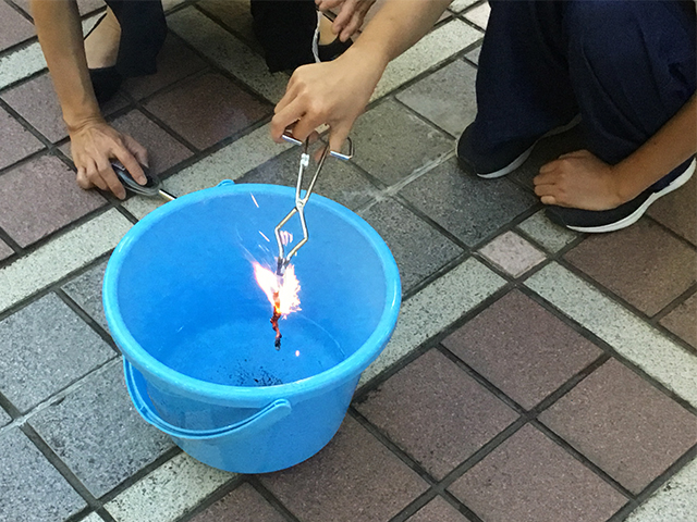 きれいな花火を作ることができました！