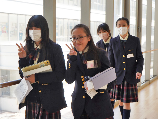 学校探検　おかえりなさい