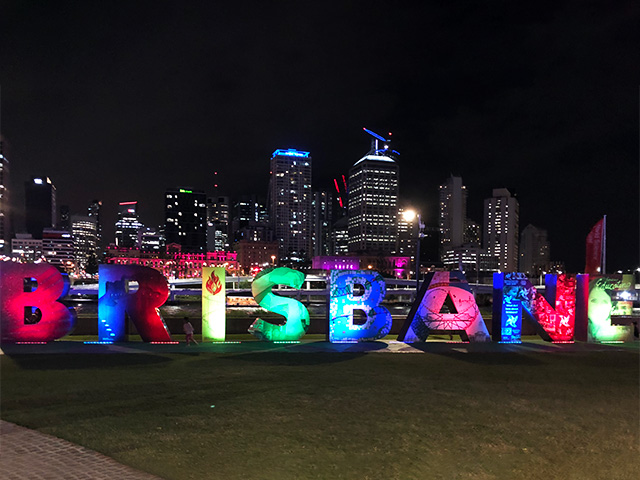 BRISBANEのオブジェ