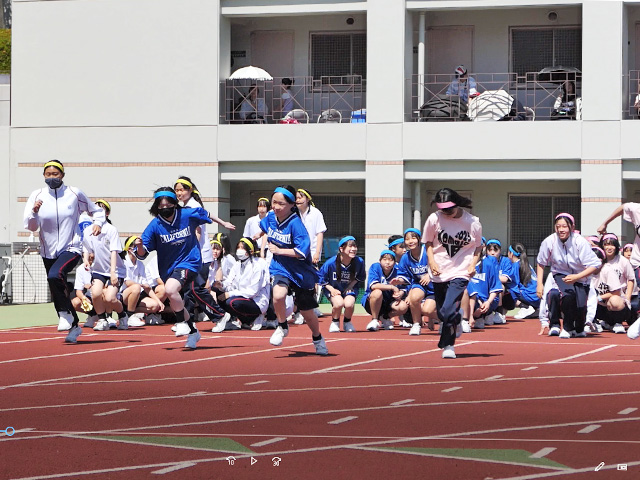 中学徒競走は全員走ります！