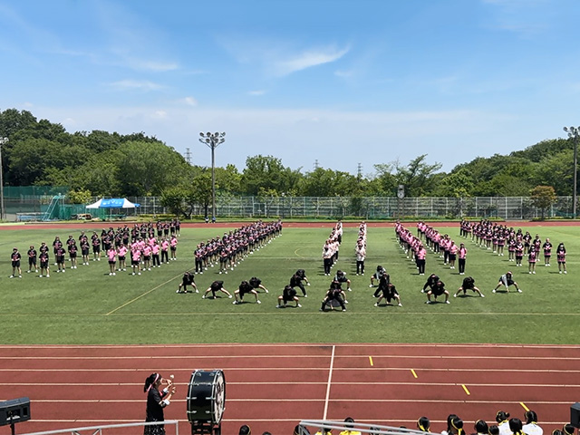 桃色応援合戦　「桜梅桃李」をテーマにした素敵な演舞でした