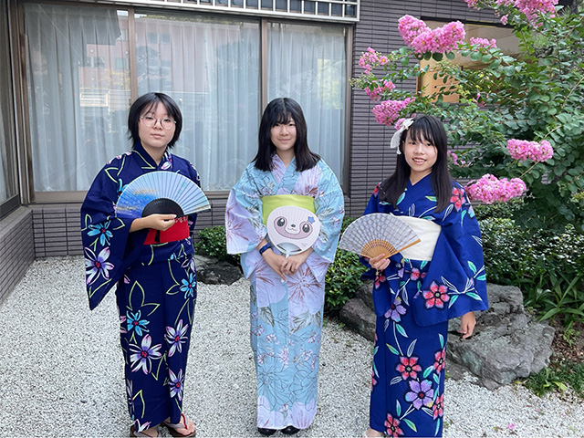 思ったより上手に着られました～