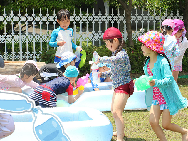 お水がたくさん溜まったら……（年長）