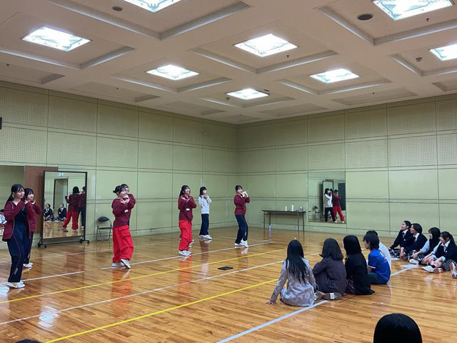 ダンス部との交流