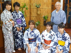 藤森家での日本文化体験