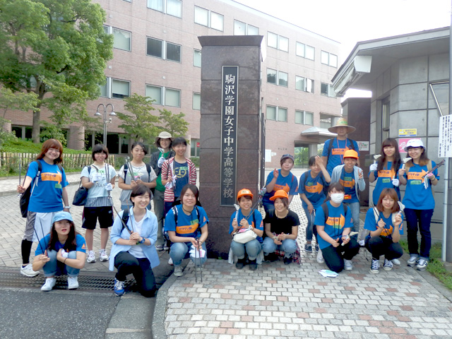 駒女の高校生も参加してくれました。