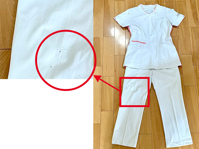 洗濯しても落ちなくなったボールペンのシミや小じわも実習で頑張った証拠です！