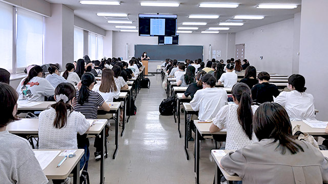 模試試験の様子